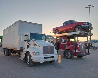 Transporte en plataformas y remolques